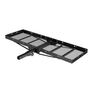 750 lbs Capacity Hitch Mount Cargo Carrier 60" Lx20 W Heavy Duty Tow Hitch Cargo Carrier Folding Rear Basket