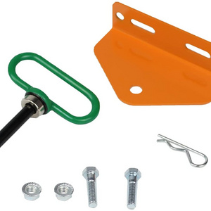 Heavy Duty Universal Zero Turn Mower Trailer Hitch with Bolts and Strong Magnet Trailer Gate Pin and R-Clip -1/2'' Trailer Hitch