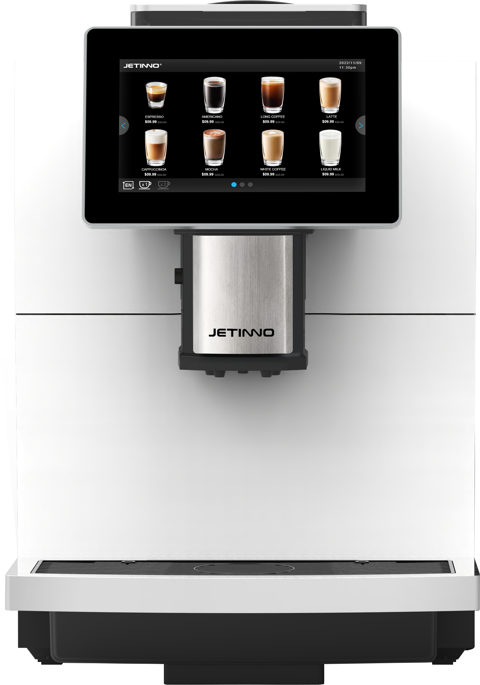 Jetinno JL10 fully automatic coffee machine for home and office automatic milk frother  coffee and espresso maker