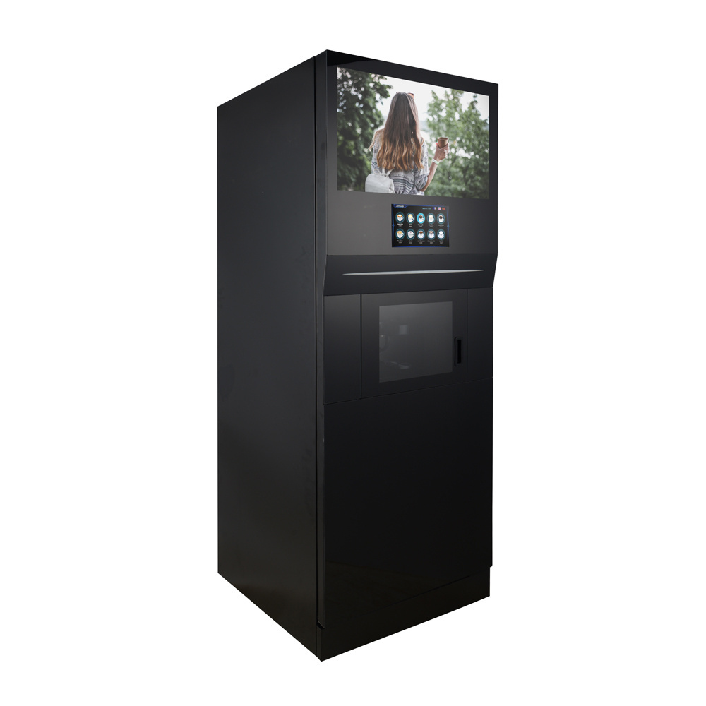 Foot Standing Instant Coffee Vending Machine cashless vending machine