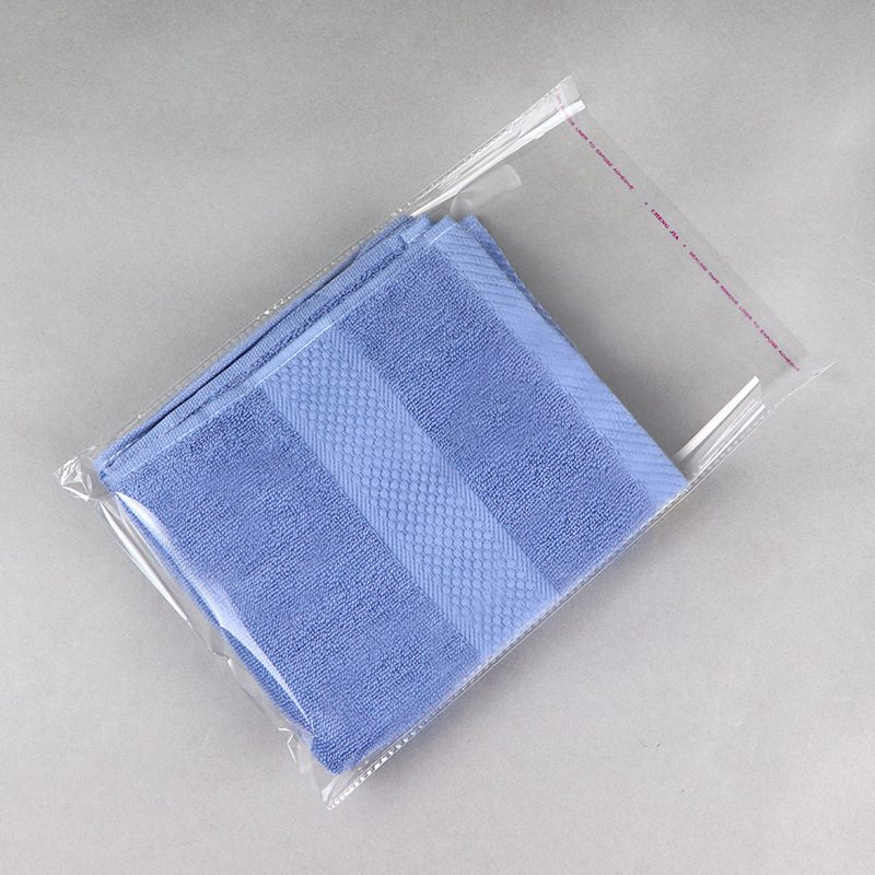 2023 Wholesale customized self-adhesive OPP transparent packaging bags, plastic polyethylene bags, which can be used for clothin