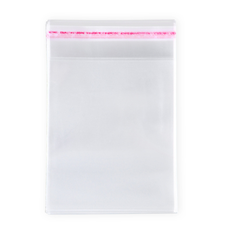 2023 Wholesale customized self-adhesive OPP transparent packaging bags, plastic polyethylene bags, which can be used for clothin