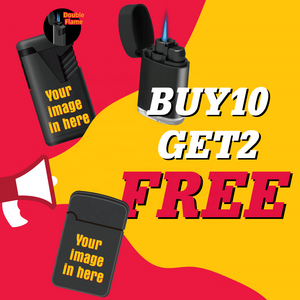 ZENGAZ free shipping US low moq favorable price gas refill cigarette torch lighter custom logo