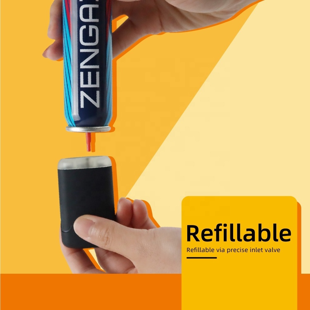 ZENGAZ free shipping US low moq favorable price gas refill cigarette torch lighter custom logo