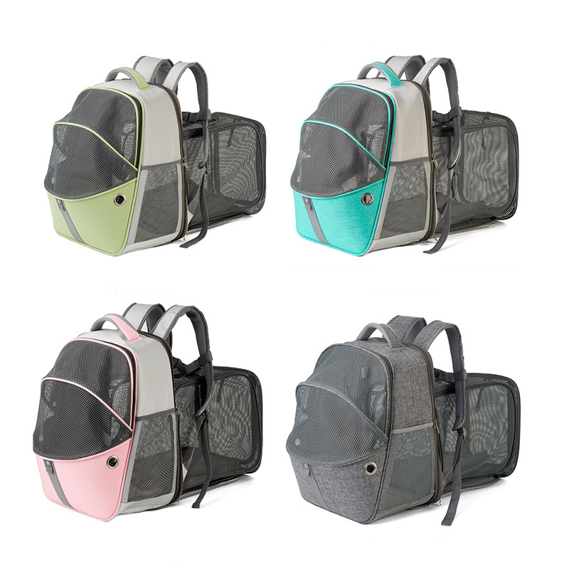 OUTDOOR Portable cat backpack folding pet bag expansion dog bag breathable expansion pet bag