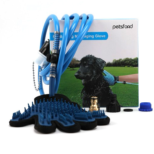 Pet Self Cleaning shower Hair removal  Brush Sprayer Scrubber dog wash body cleaning products