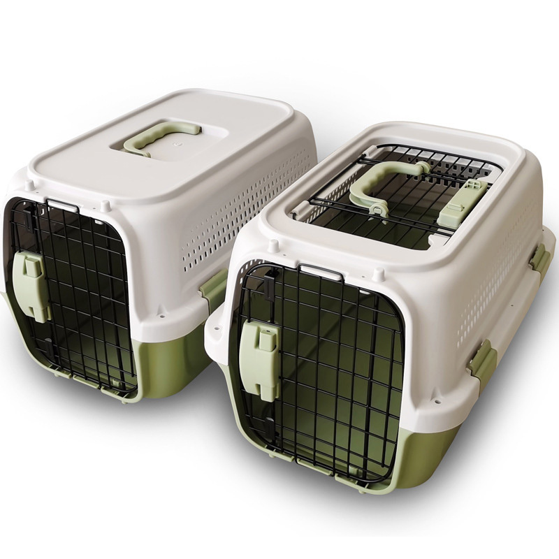 Plastic Two Door Top Load Hard Sided Pet Travel Carrier Pet aviation box