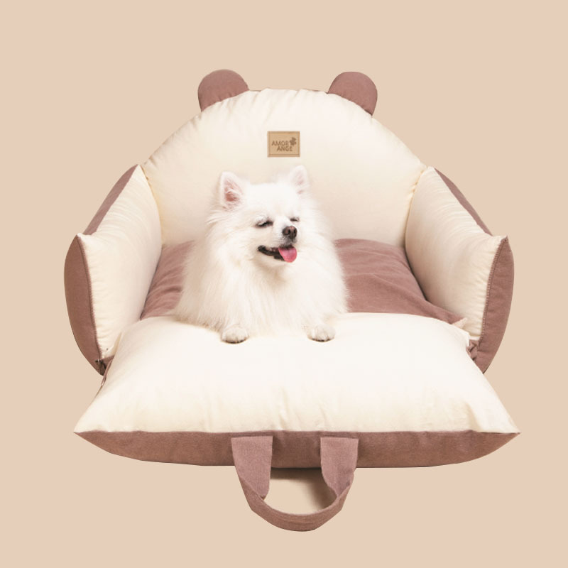 Removable washable pet litter car dog kennel foldable pet car seat dog going out car seat