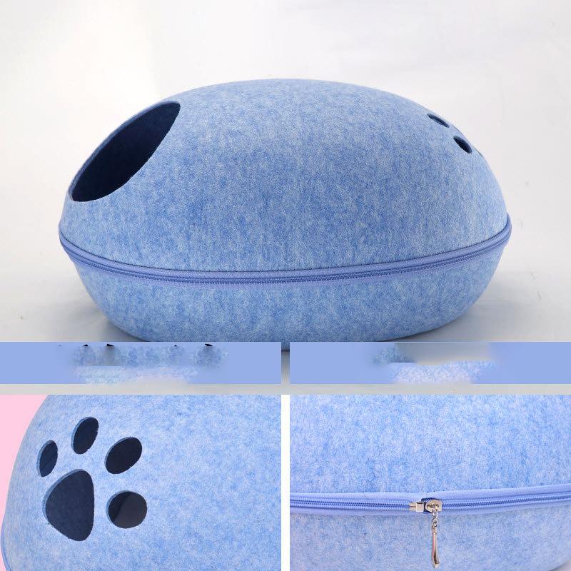 OEM Colorful Comfortable Foldable Cat House Washable Cat House DIY Cheap Pet Cute House Small Cloth Pet Beds & Accessories Sleep