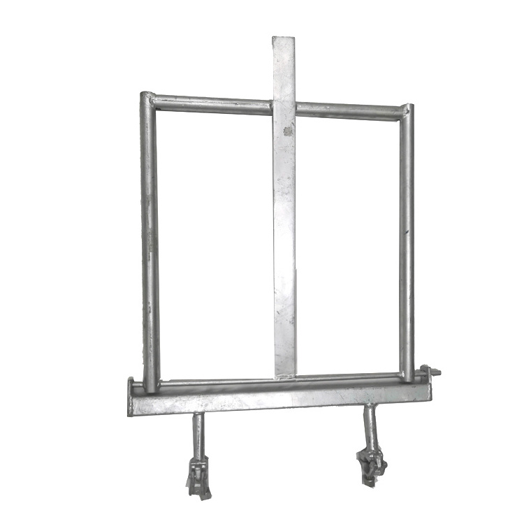 Galvanized Steel safety gate for Ring lock /Frame Scaffold swing gate prevent falling