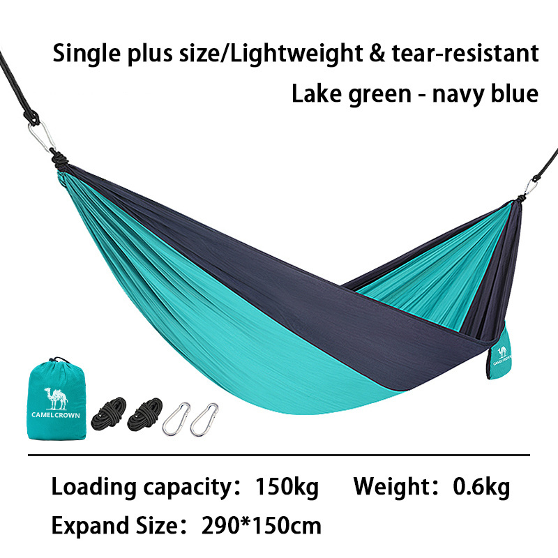 Jetshark portable outdoor hammock camping hammock chair swing with stand camping hammock