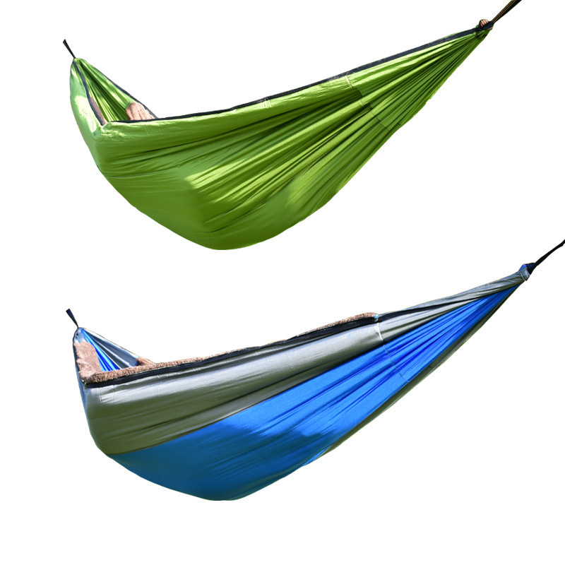 JETSHARK Portable Customized Pattern Printing Hammock Light Weight Single Camping Hammock Accessories Steel Outdoor Fabric