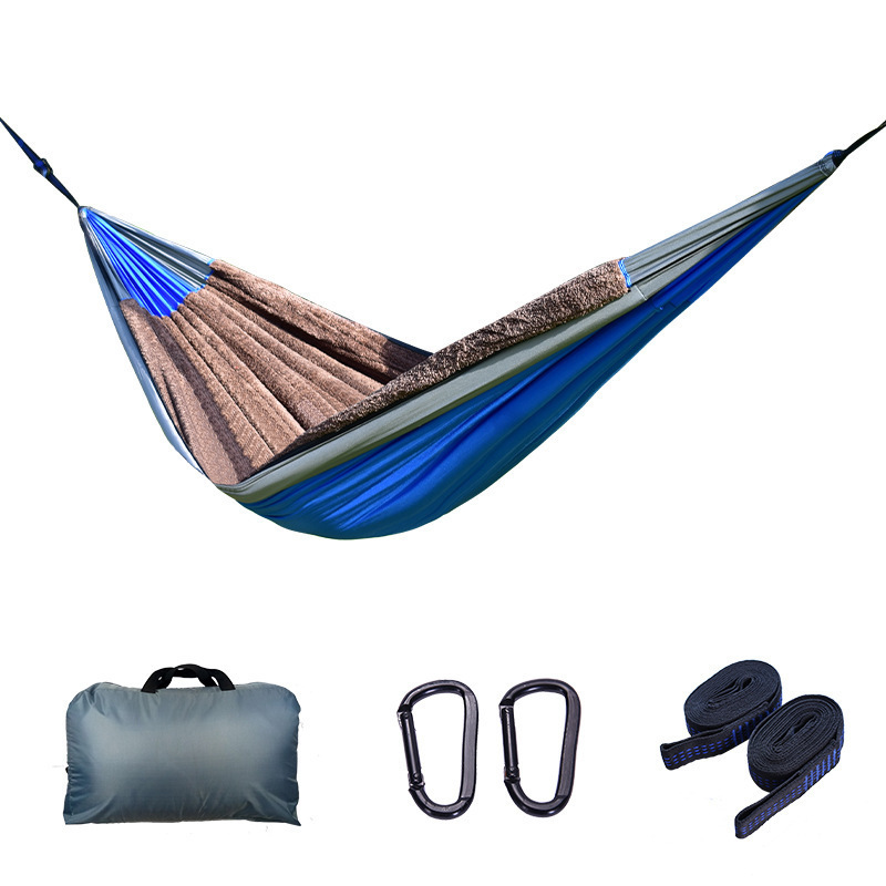 JETSHARK Portable Customized Pattern Printing Hammock Light Weight Single Camping Hammock Accessories Steel Outdoor Fabric