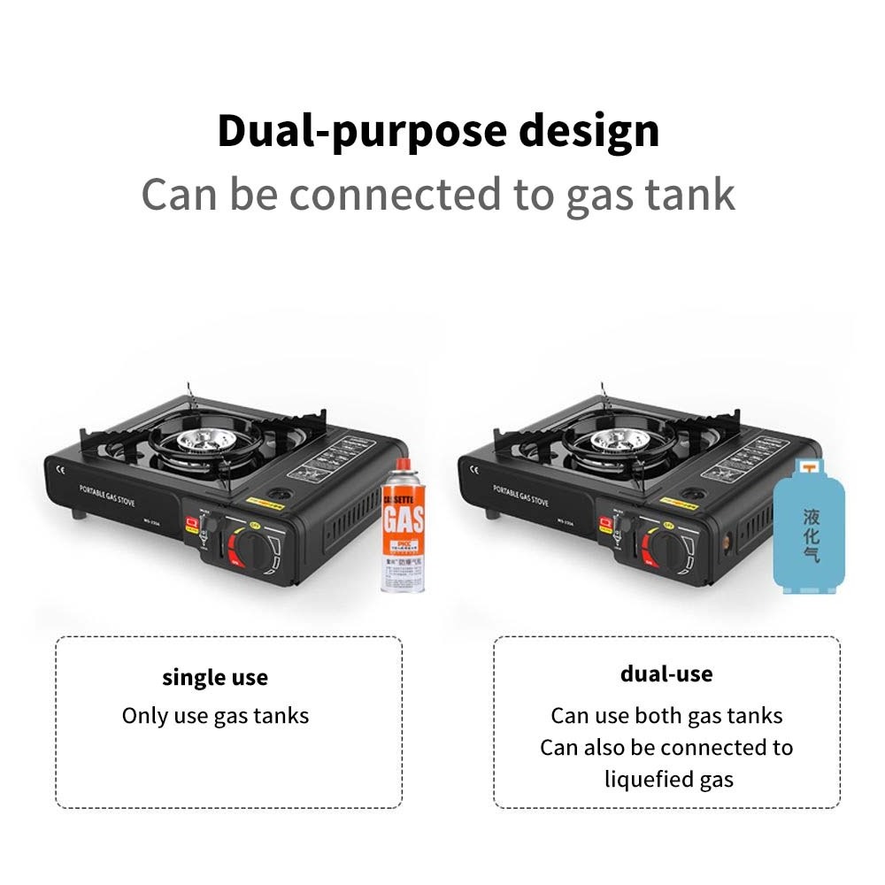 Liquefied petroleum gas conversion tube gas furnace uses outdoor cassette long gas bottle flat tank inflation valve adapter