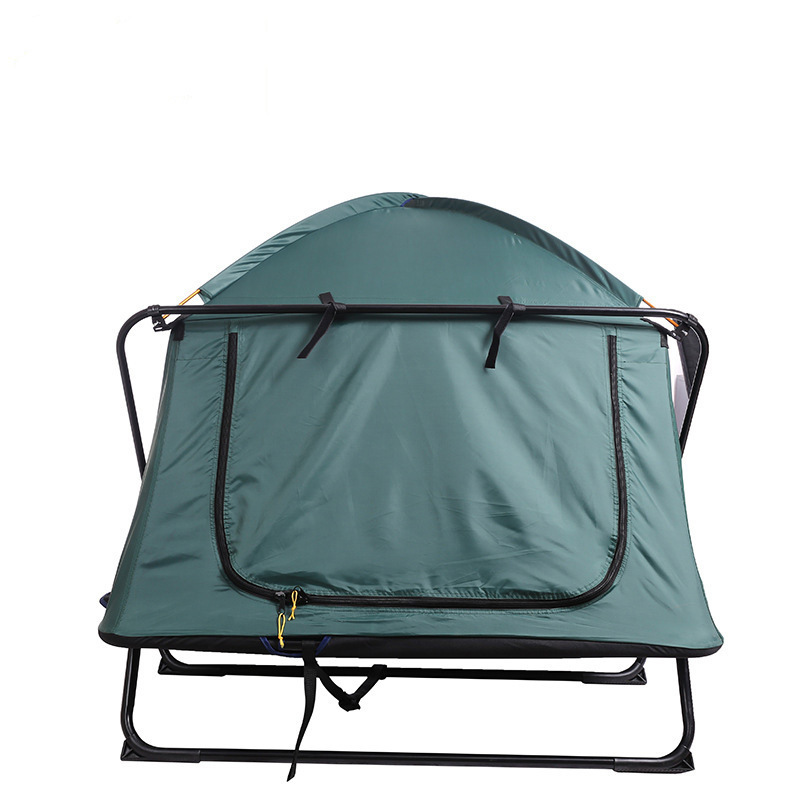 Two-in-One Traveling Cot With Bed Off Ground Outdoor Camping Folding Single Tent Portable Rainproof Fishing Tent