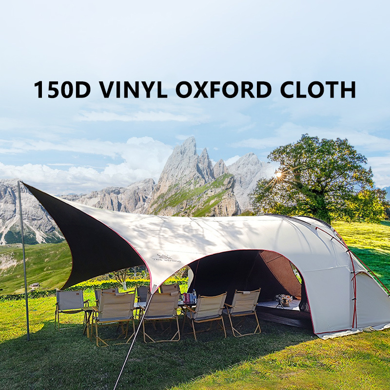 Camping party tent Oxford cloth waterproof sunshade one room one hall  Fun Tunnel Family Outdoor Camping Tent