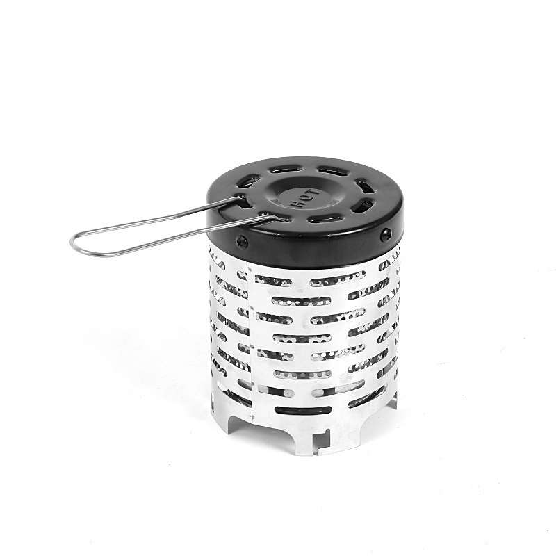 Outdoor mini heating stove, tent heater, camping portable stainless steel heating cover