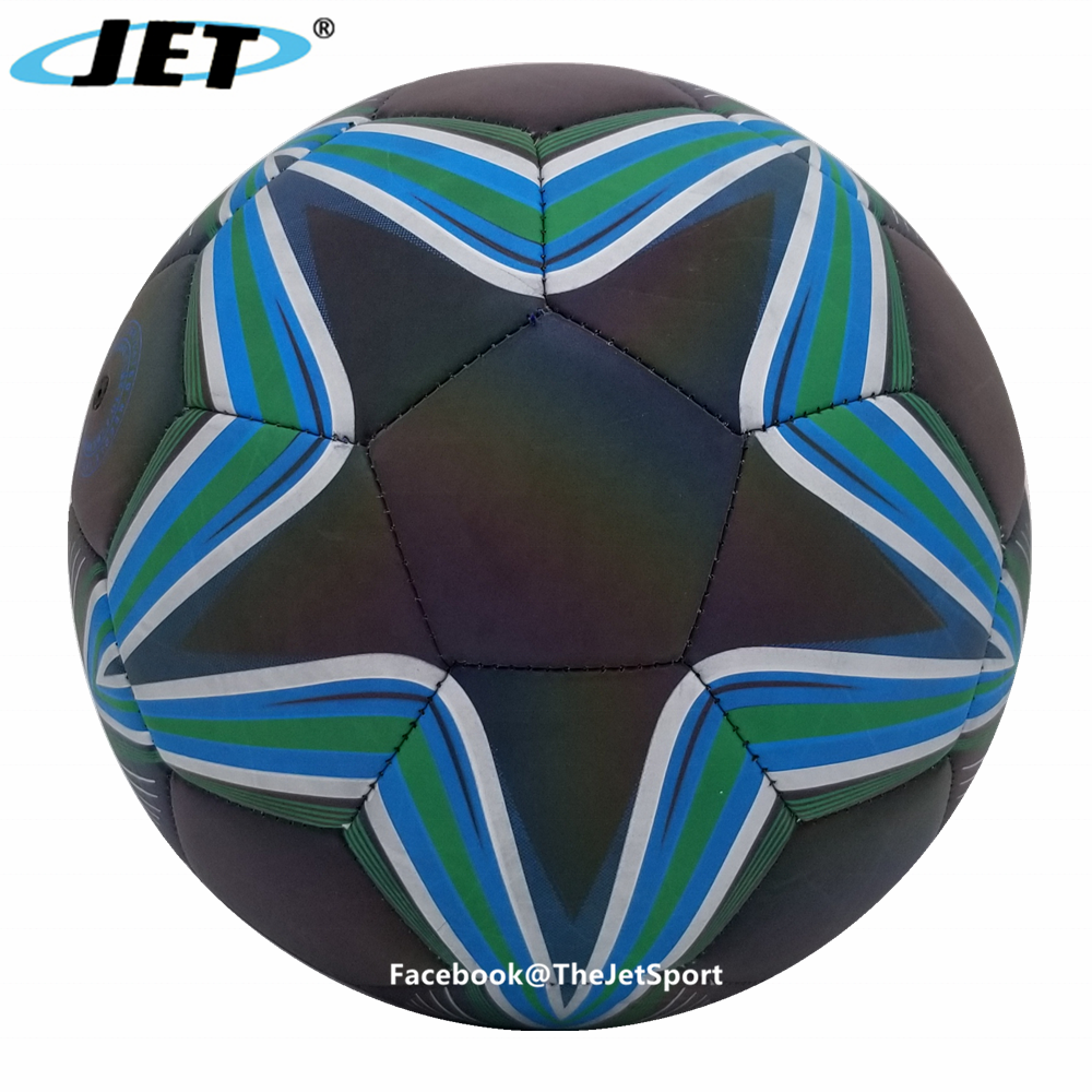 PU High Quality Glowing Footballs Glow in the Dark Soccer Ball