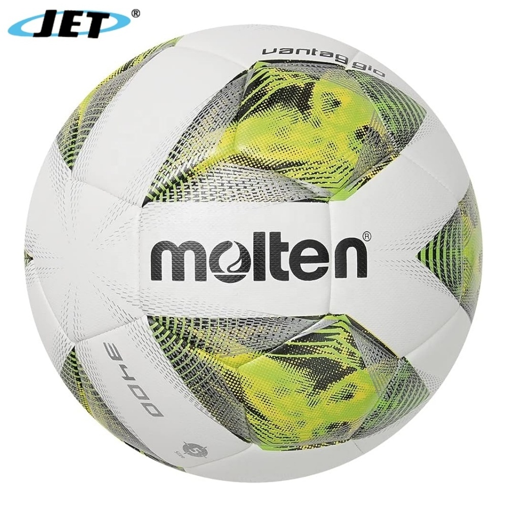 Molten Europe F5A3400-G Purple/Yellow International Certified Ball Molten Football Soccer Ball