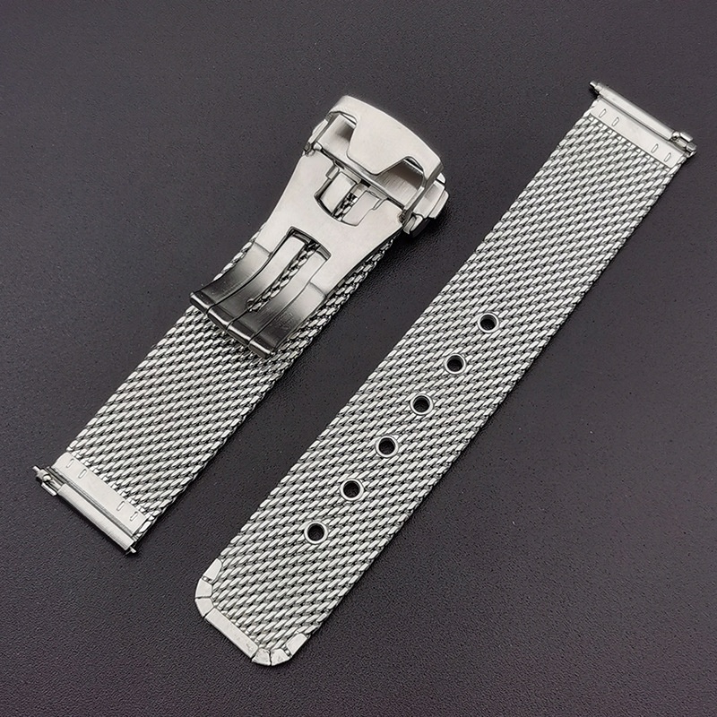 Jettda High Quality Luxury Quick Release Milanese Watch Bracelet 20mm Sea-master Stainless Steel Mesh Strap Watch Band