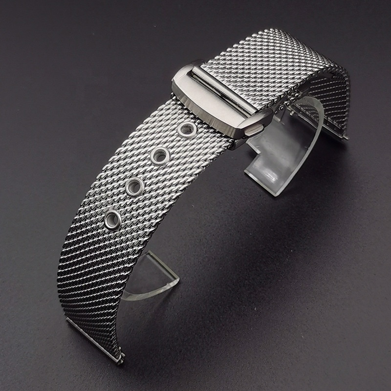 Jettda High Quality Luxury Quick Release Milanese Watch Bracelet 20mm Sea-master Stainless Steel Mesh Strap Watch Band