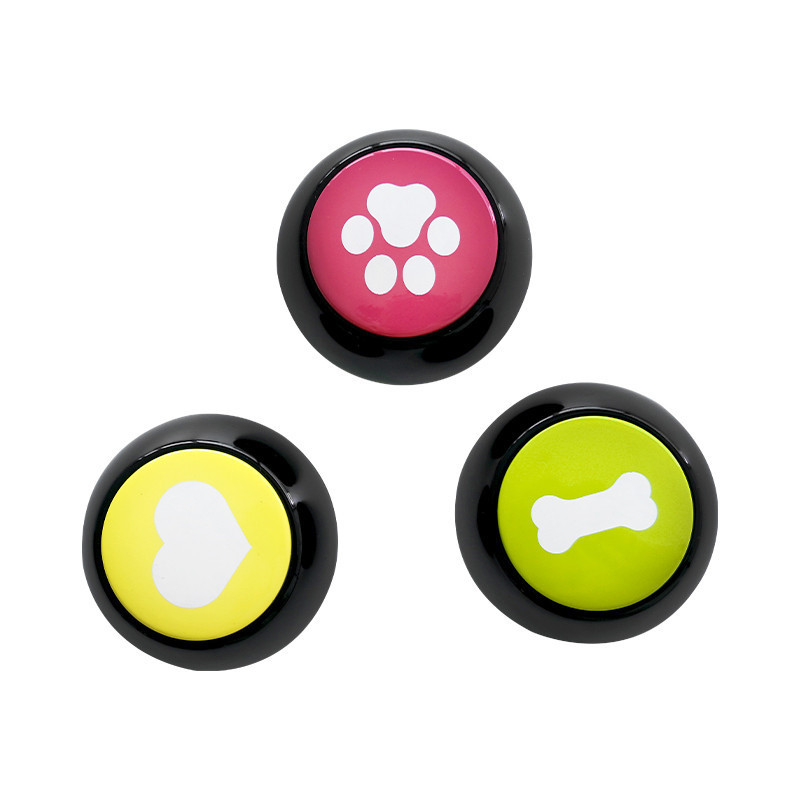 OEM Electronic Voice Recording Portable Sound Effect Game Button Funny Pet Dog Button Buzzer