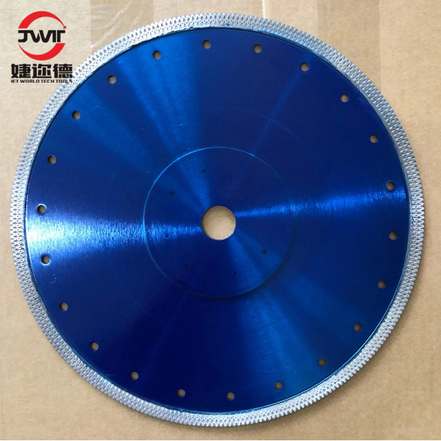 Hot Press Super thin turbo porcelain ceramic tile cutting saw blade circular diamond saw blade cutting tile disc 6