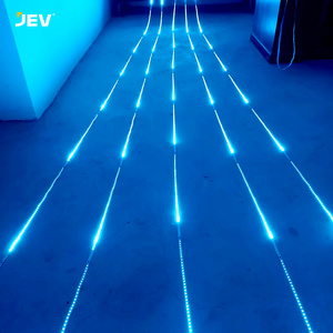 JEV Flowing Water Led Rope Light SMD2835 High CRI 80 Slim Width 10mm 24v 126leds/M Decorative Design Running Led Strip Lights