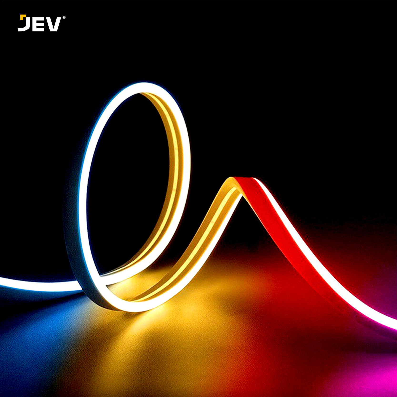 Wholesale Neon RGBIC Led 24v 12v Rgb Neon Led Flex Strip Led Rgb Neon Rope Light 50m