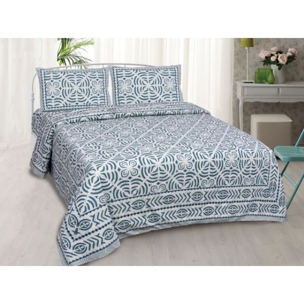 High Quality Luxury Printed 100% Cotton Bedsheets 3pcs Bedding Set Bed Sheet Cotton From India High Quality Famous Brand Printed