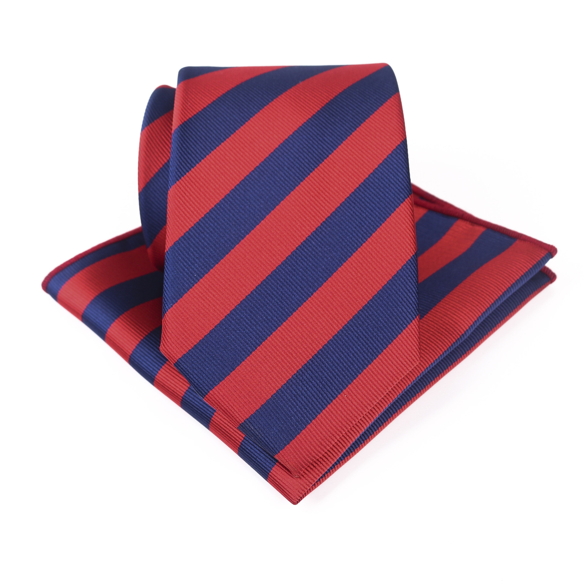 microfiber polyester men's tie and handchief for shirt tie and pocket square set