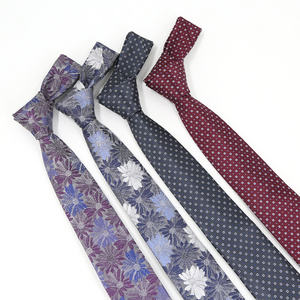 Necktie Handkerchief Pocket Square Set Microfiber Jacquard Woven Cravate Necktie Set