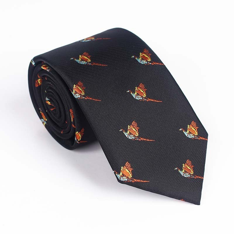 2024 new men ties microfiber neck tie men wholesale animal neckties for men