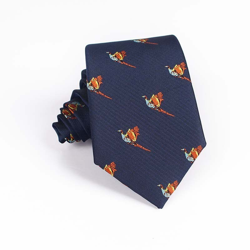 2024 new men ties microfiber neck tie men wholesale animal neckties for men