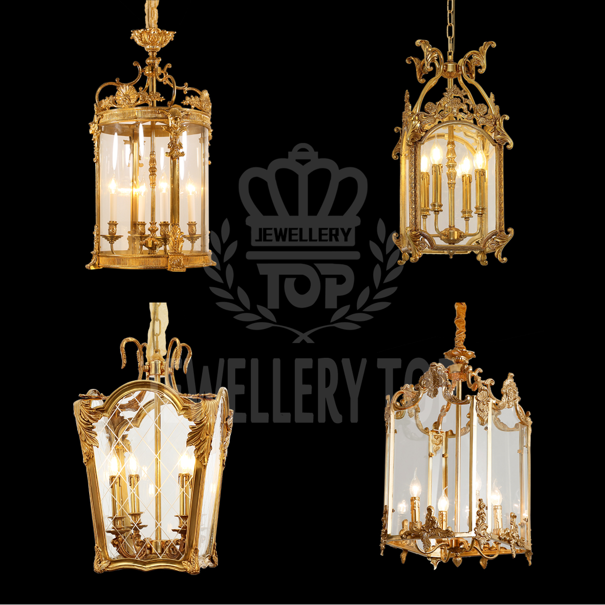 Jewellerytop european retro brass lighting ceiling pendant lanterns victorian luxury gold pendant lights antique bronze lamp