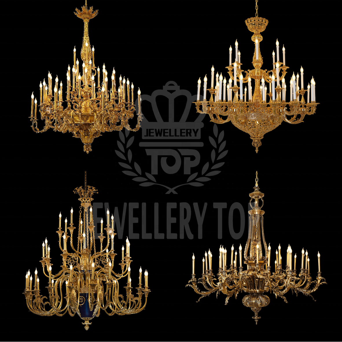 Jewellerytop french traditional lighting large antique bronze pendant lamp foyer luxury chandeliers victorian hanging lights