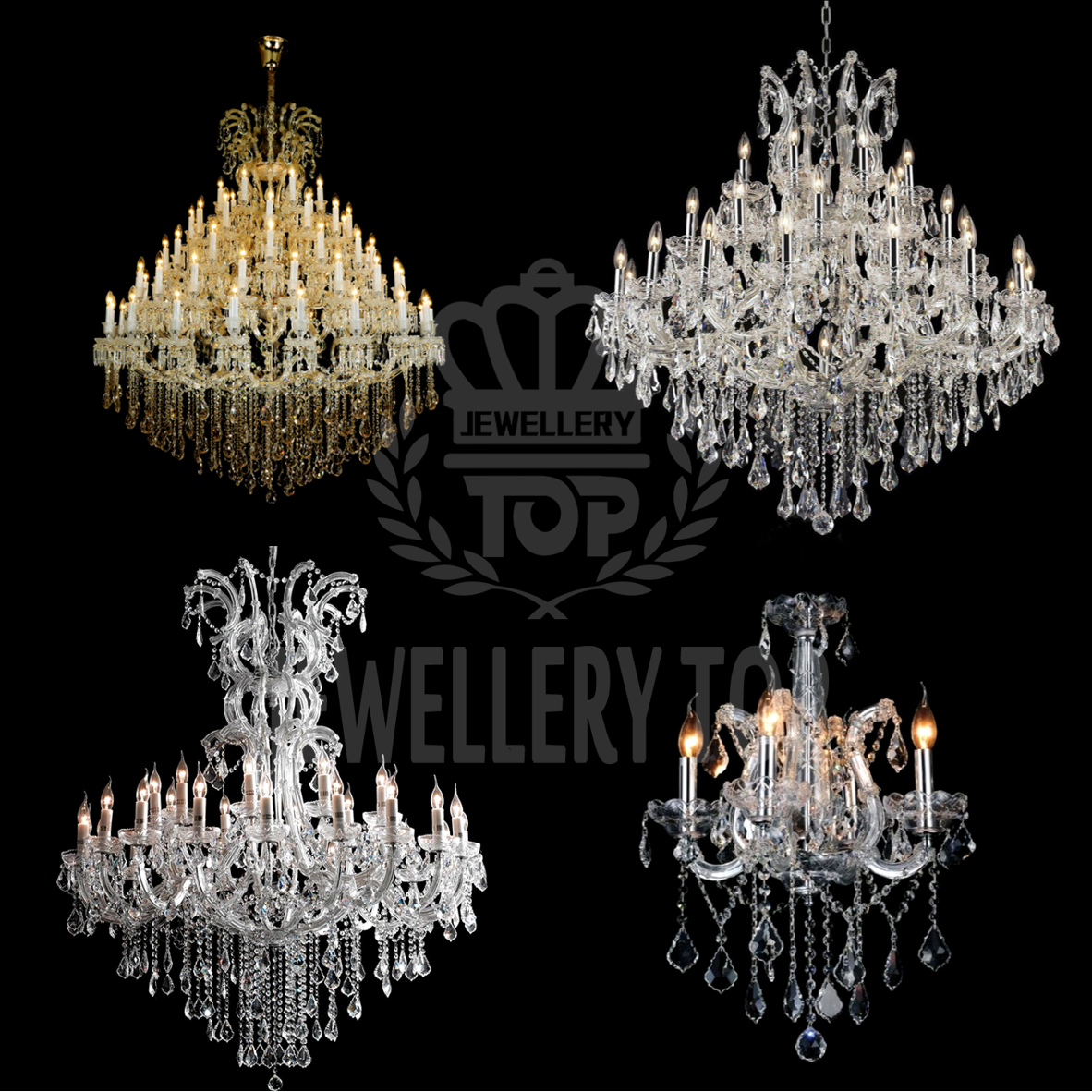 Jewellerytop glass pendant lights k9 crystal maria theresa chandelier gold banquet hall light asfour crystal chandeliers wedding