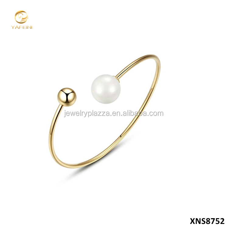 Wholesale Real sterling silver 925 natural pearl bracelet , jewelry semi mounts for bracelets