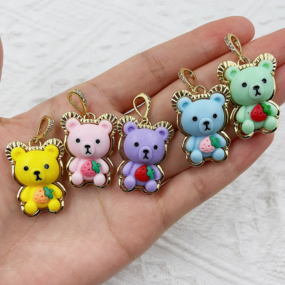 Kawaii Hello Kitty Rubber Gold Metal Charms for Bracelet Jewelry Making Wholesale