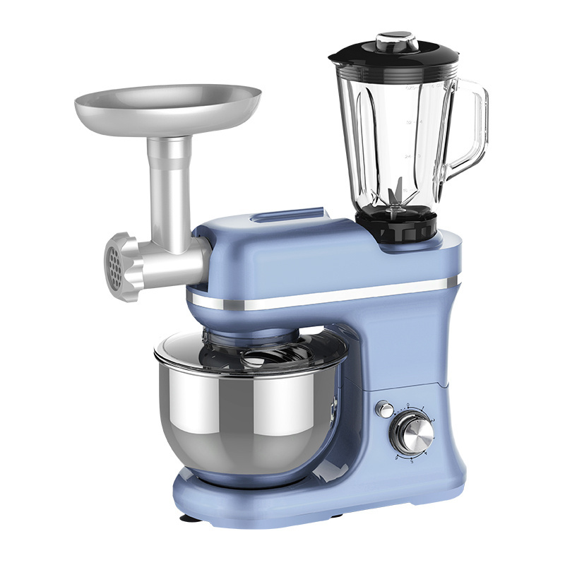 3 in 1 5L Food Processor Automatic Meat Grinder Electric Multifunctional Kitchen Dough Mixer Planetary Stand Mixer