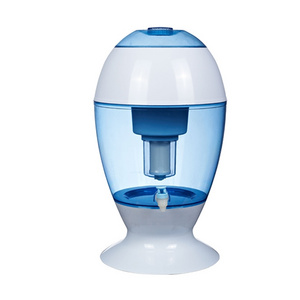 20L Jewin Hot Selling Mineral Pot Water Filter 6 Layer Cartridge Filter Gravity Water Purifier