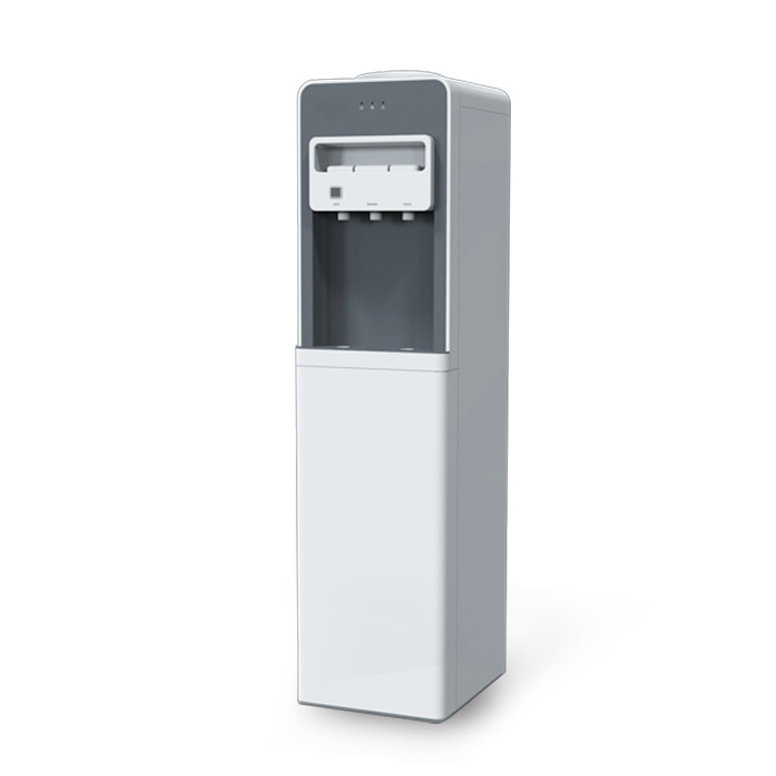 Stand Water cooler dispenser with compressor cooling storage cabinet or refrigerator