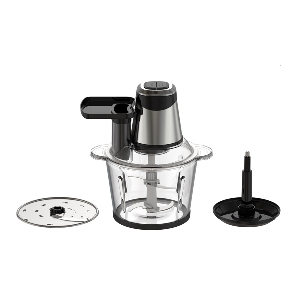 Multipurpose 500W Food Processor Meat Grinder Electric 4 Blade Glass Bowl Vegetable Galic Chopper