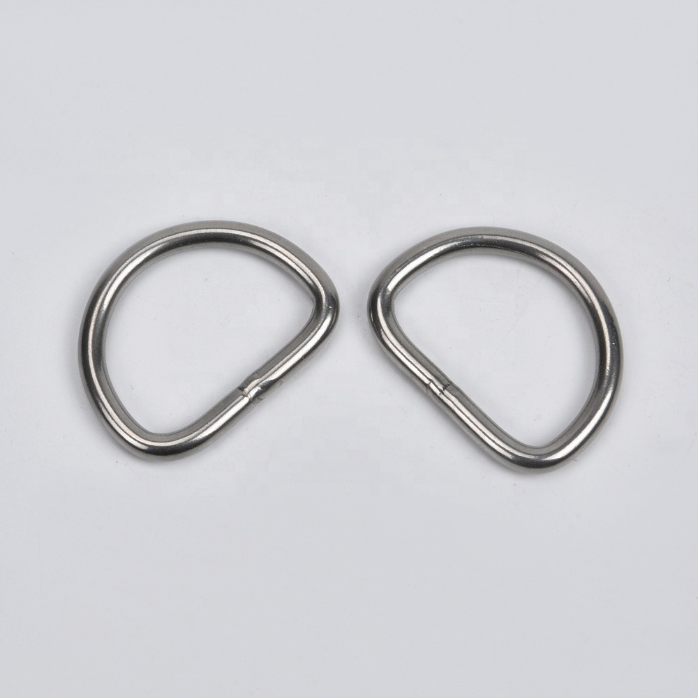 D-645SS 6mm diameter stainless steel SS304 high quality welded D-Ring