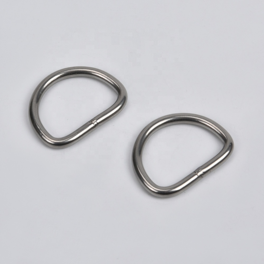 D-645SS 6mm diameter stainless steel SS304 high quality welded D-Ring