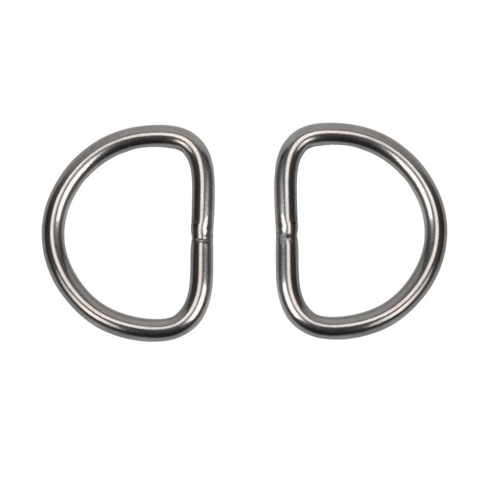 D-645SS 6mm diameter stainless steel SS304 high quality welded D-Ring