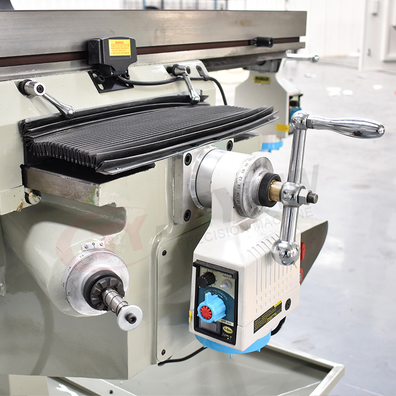 Manual milling machine M5W M6W universal milling machine 50*25 universal milling machine heavy duty