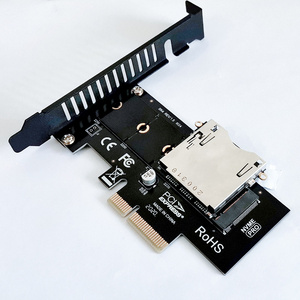 M-Key M.2 PCIE 4.0 3.0 To CF Express Type-A Type-B Card Reader for NVME SSD Expansion Board Adapter For PC Computer auiu