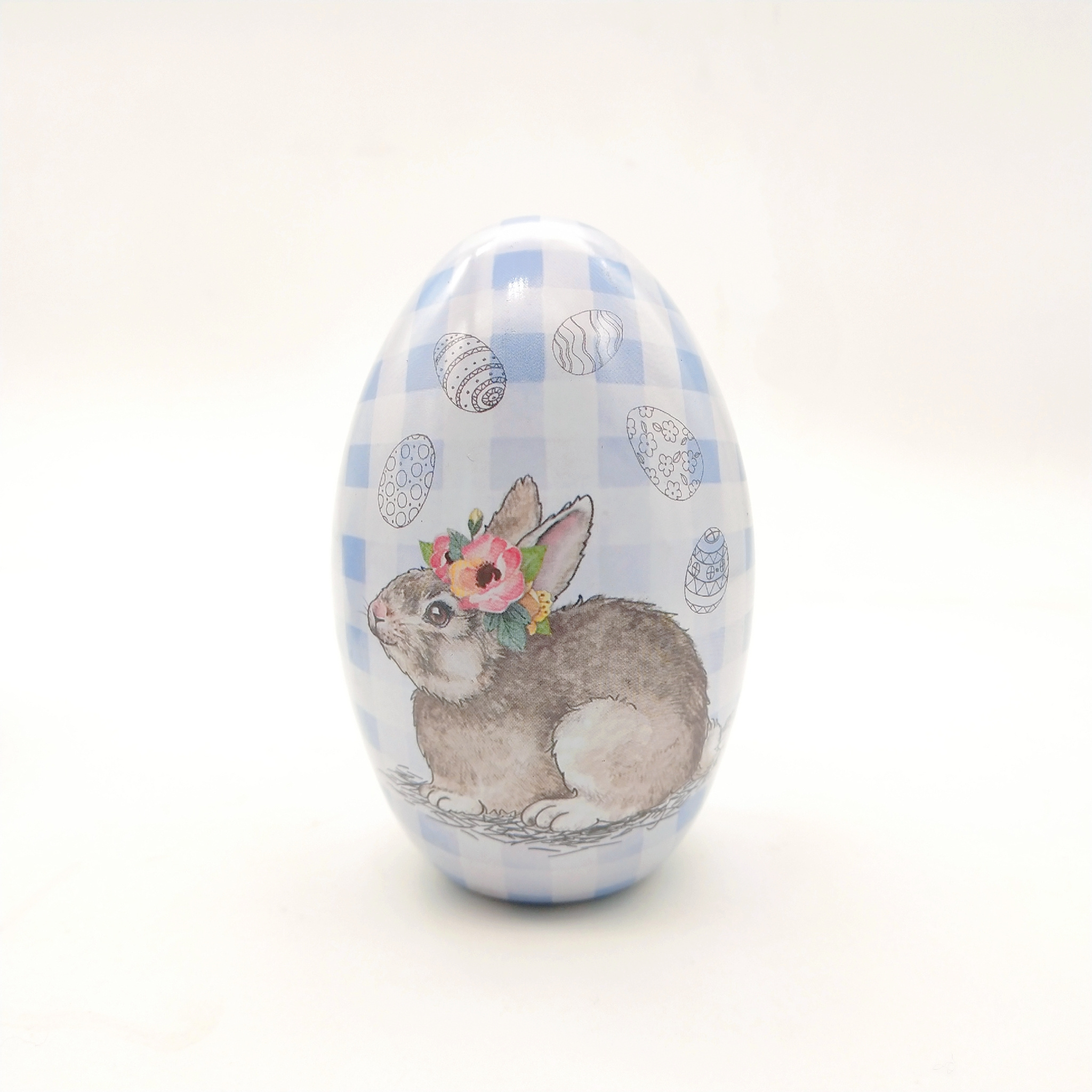 Customized Hot Sale Printing Egg Shape Chocolates Candy Tin Box Wholesale Toys Package Exquisite Cute Gift Tin Box