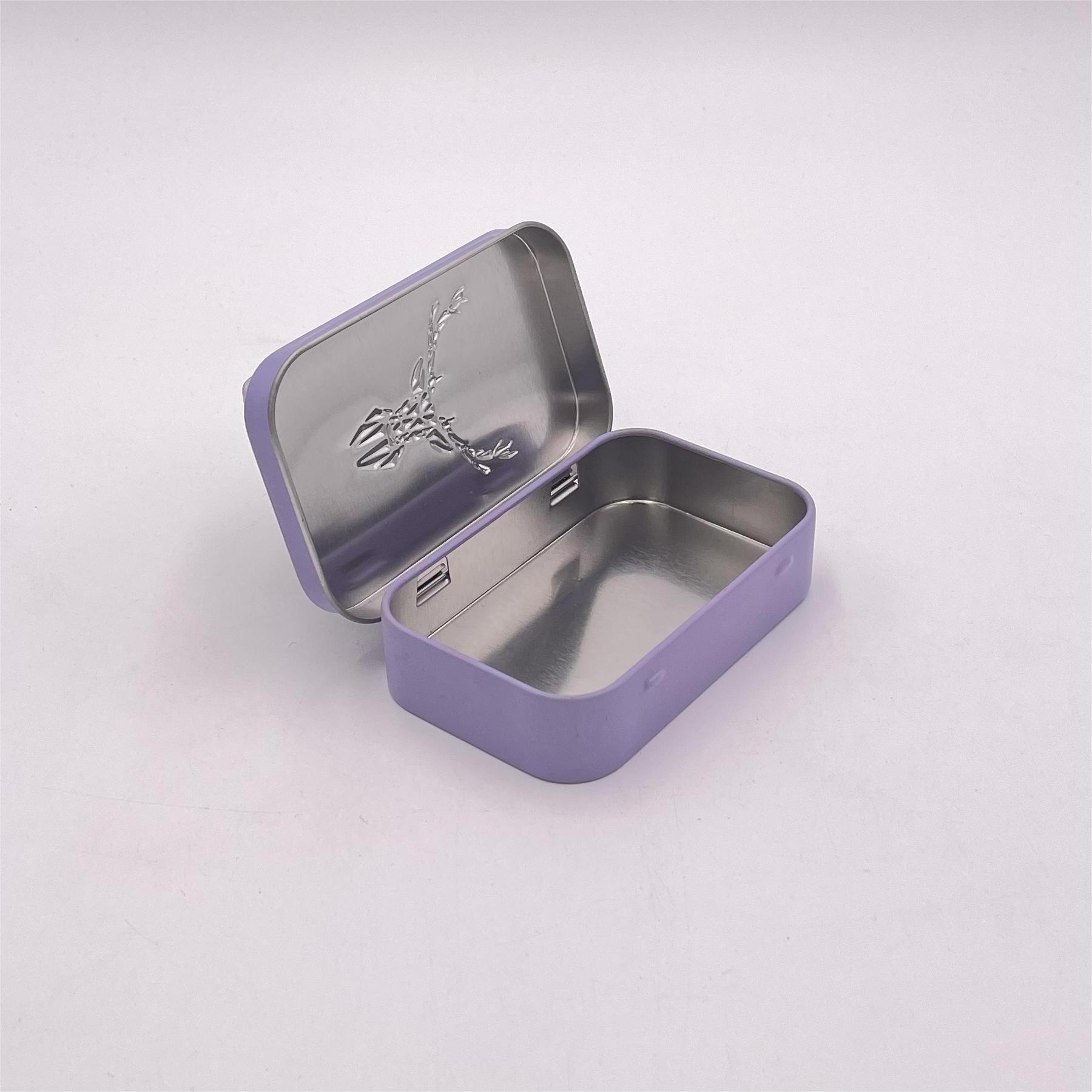 custom tin box off-set printing small tin box rectangle metal case metal tin box